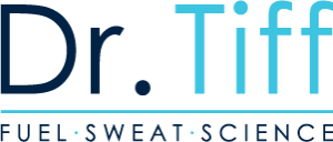 Dr. Tiff - FUEL. SWEAT. SCIENCE. logo
